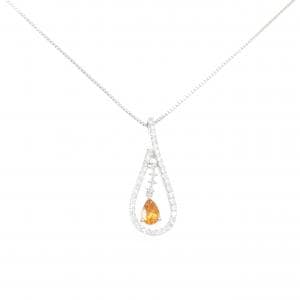 PT ガーネット ネックレス 0.49CT