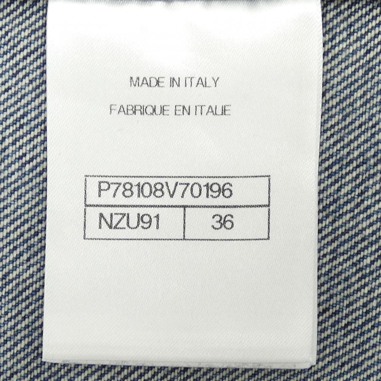 シャネル CHANEL P78108V70196 24B デニムジャケット