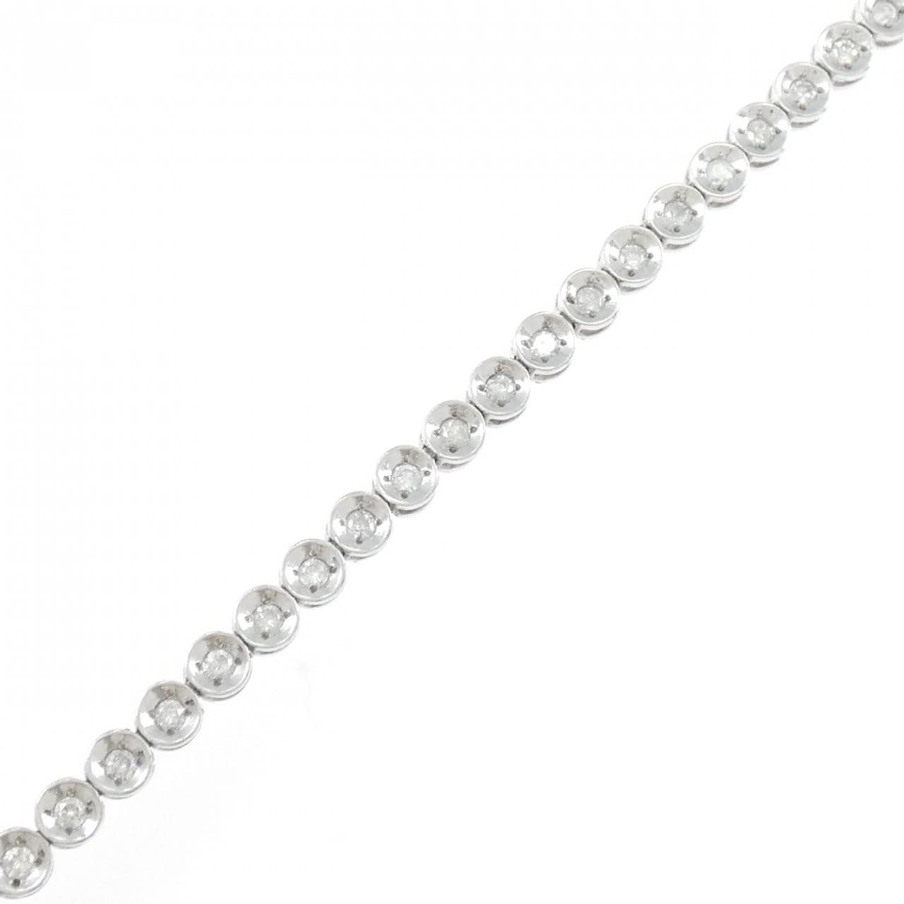 PT900 ダイヤモンド ブレスレット 1.00CT