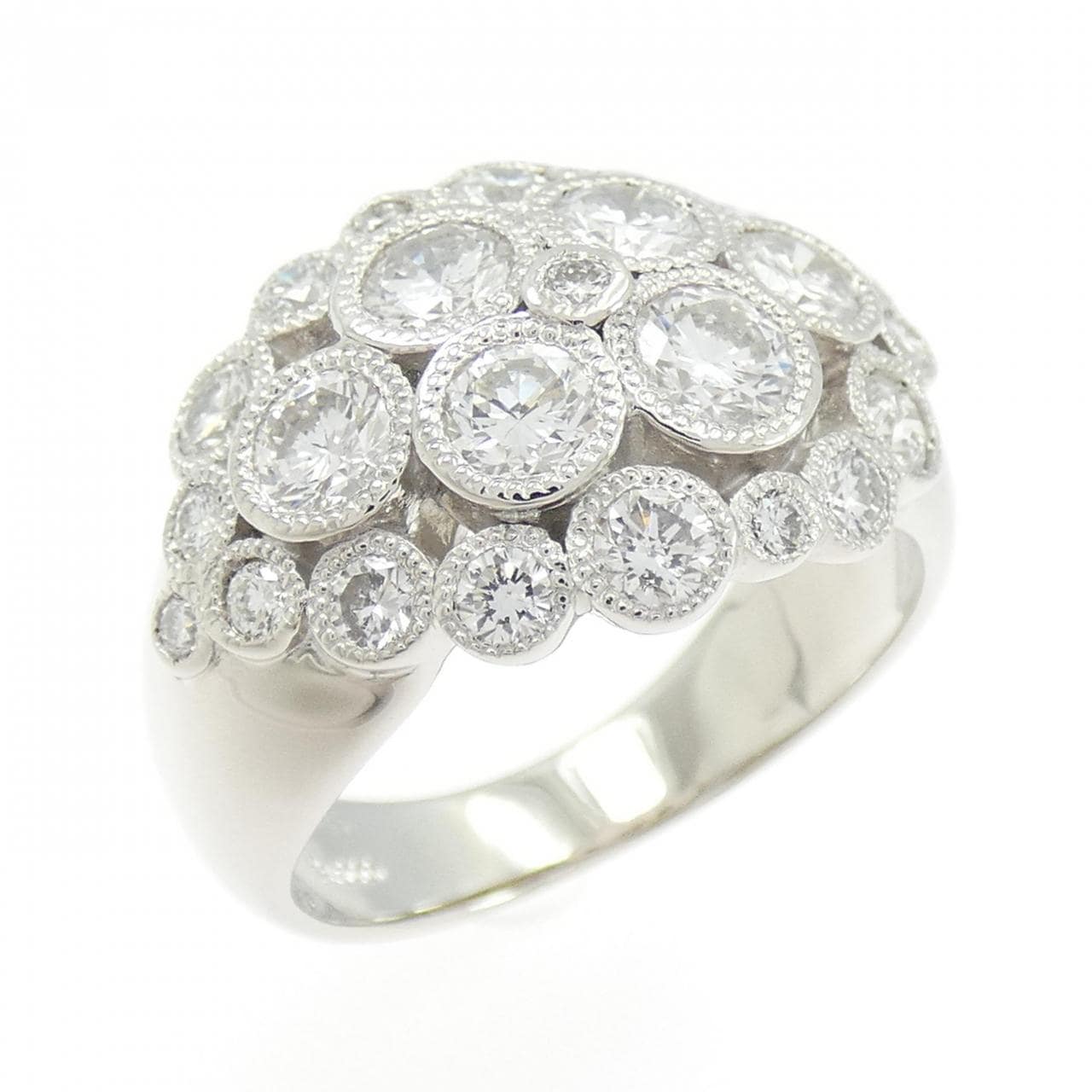 PT900 ダイヤモンド リング 1.86CT