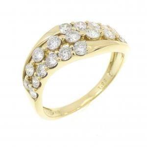 K18YG ダイヤモンド リング 1.00CT