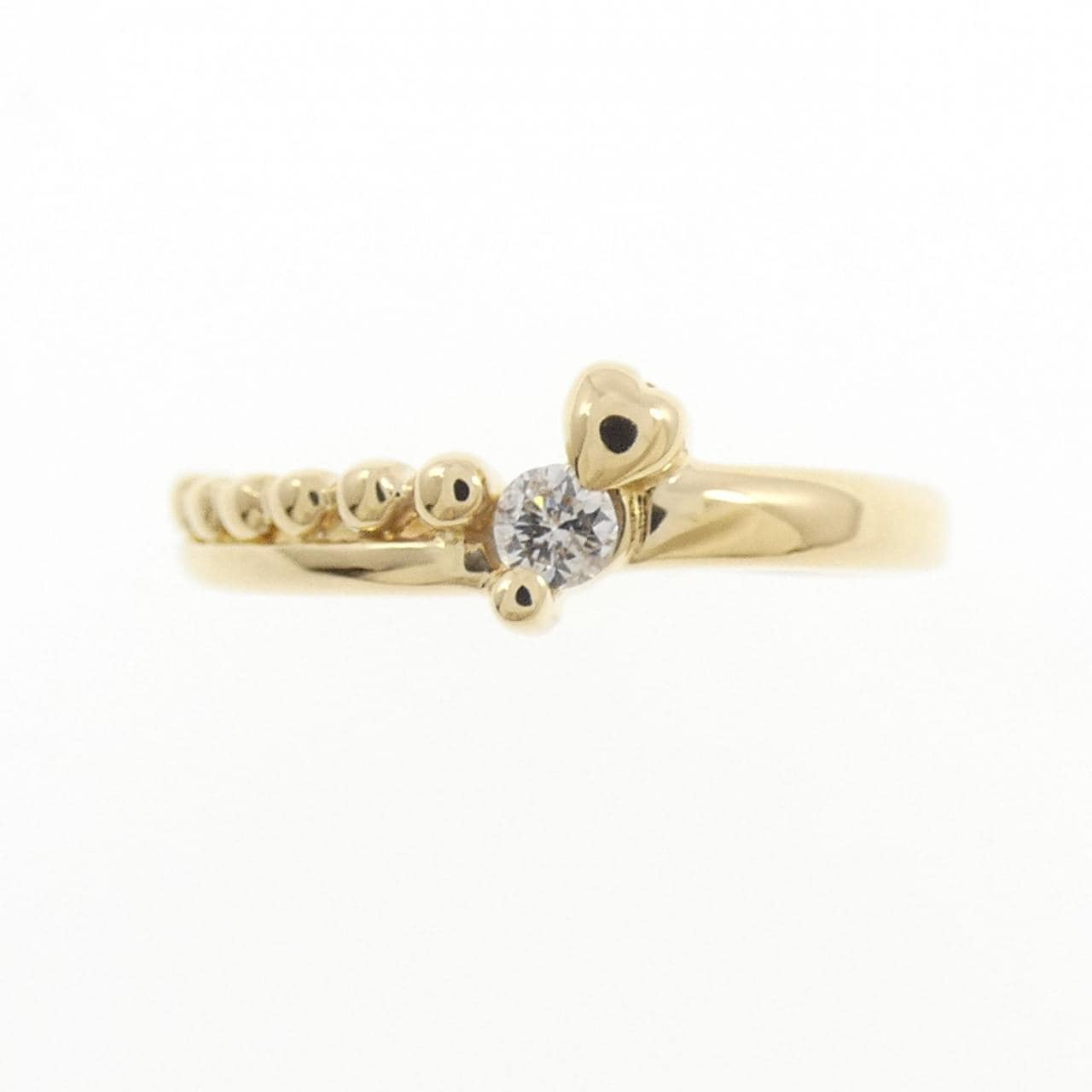 K18YG ダイヤモンド リング 0.05CT