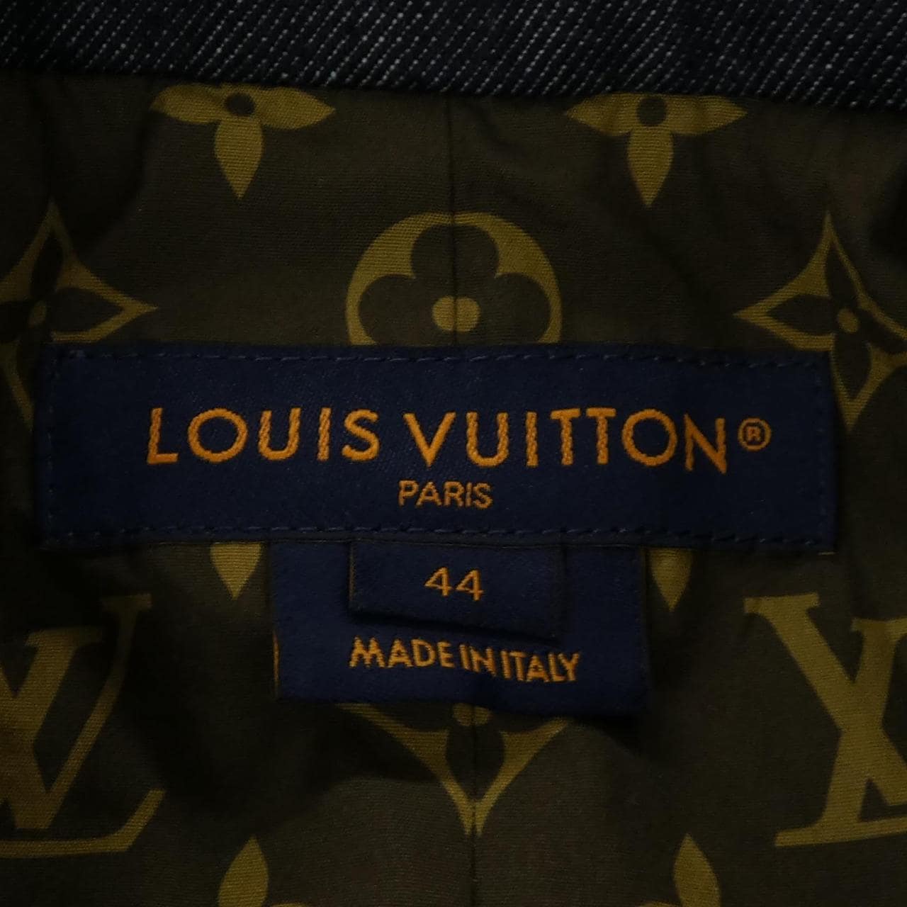 ルイヴィトン LOUIS VUITTON デニムフラウンス バイカージャケット FSVE45EFY デニムジャケット