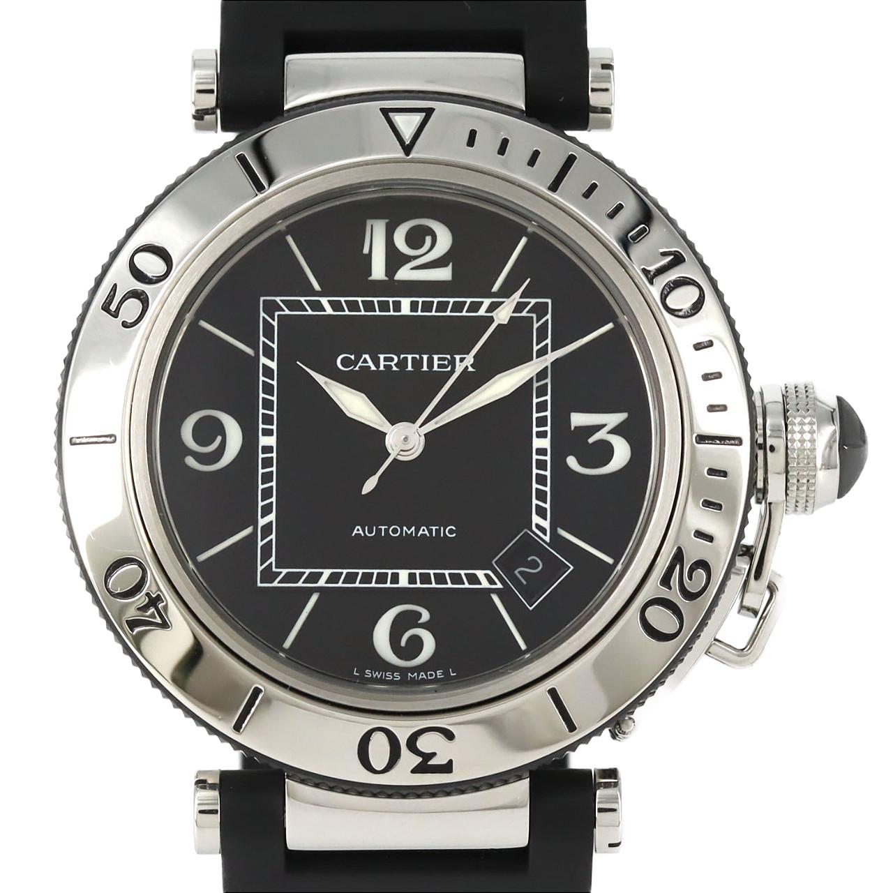 カルティエ パシャシータイマー W31077U2 SS 自動巻