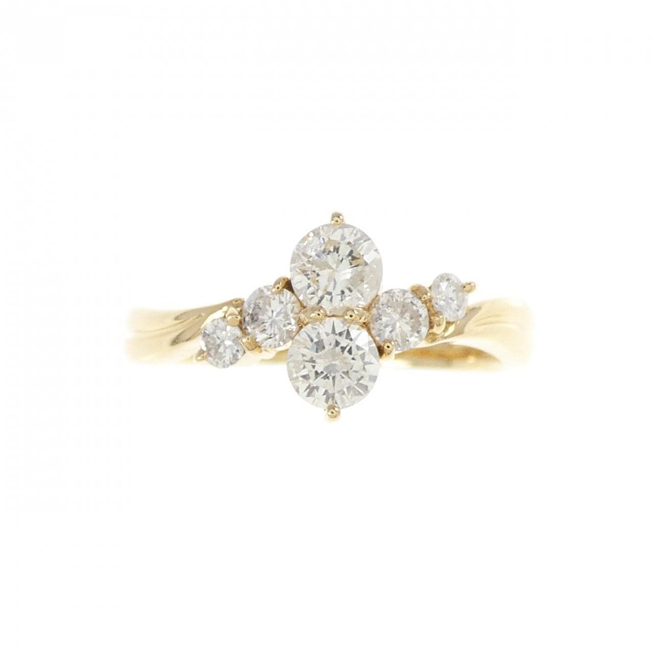 K18YG ダイヤモンド リング 0.53CT