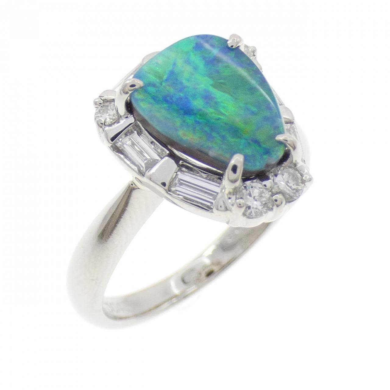 PT900 ボルダーオパール リング 1.26CT