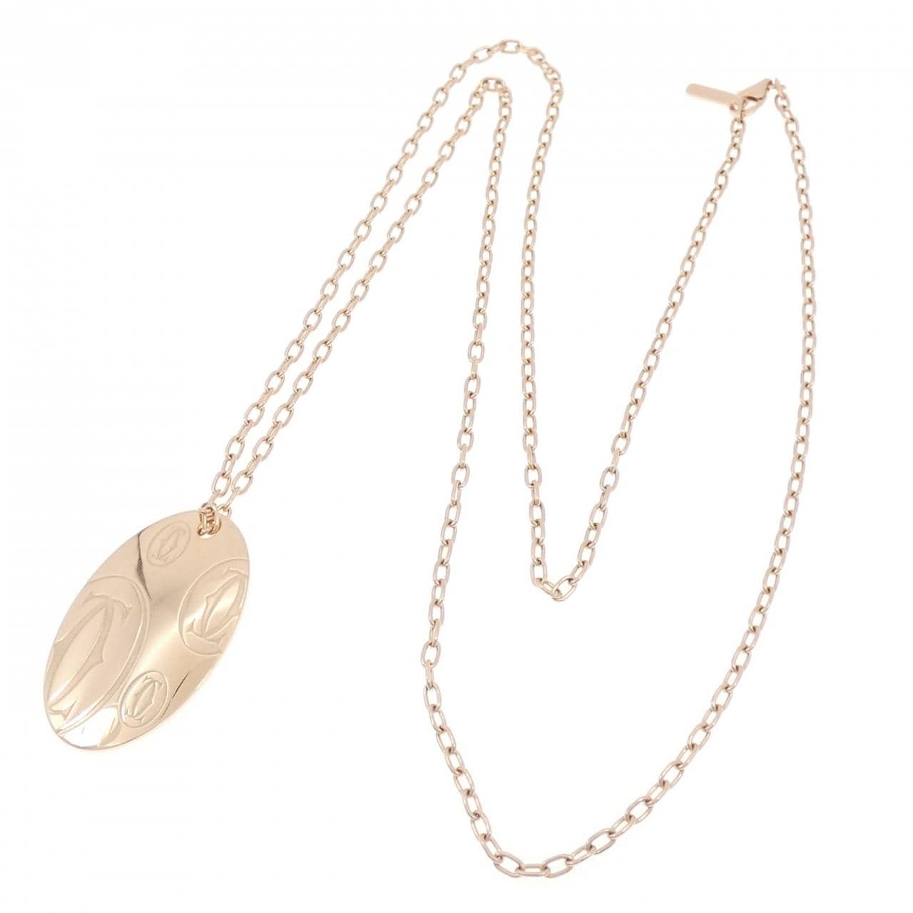 Cartier 2C Motif吊墜 LM 項鍊