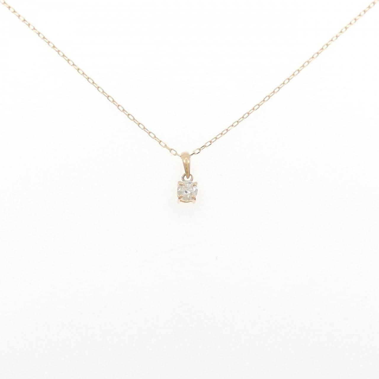 K18YG ダイヤモンド ネックレス 0.21CT