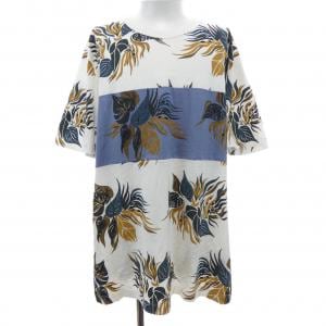 ルイヴィトン LOUIS VUITTON プリンテッドブロッサムストライプインサートTシャツ HEY02WFMB Tシャツ