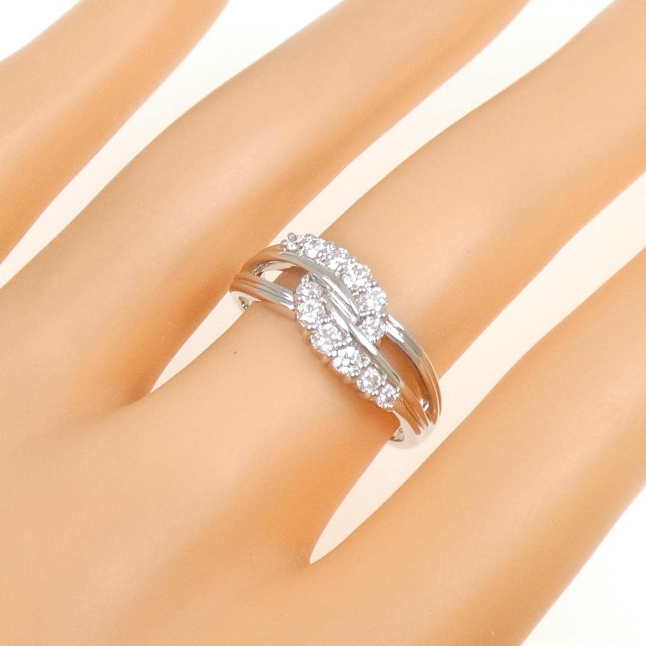 PT1000 ダイヤモンド リング 0.41CT