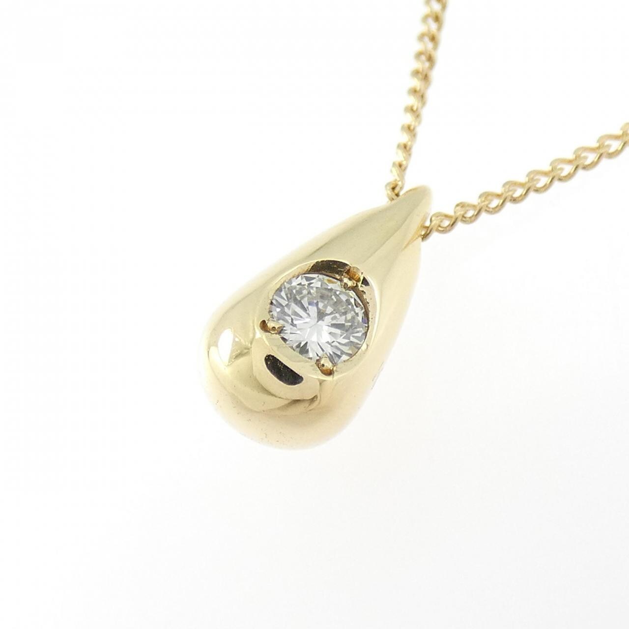 K18YG ダイヤモンド ネックレス 0.11CT