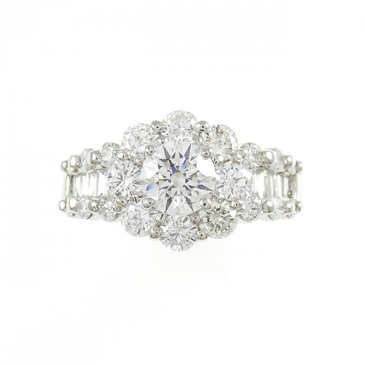 PT900 ダイヤモンド リング 0.592CT G SI2 VG