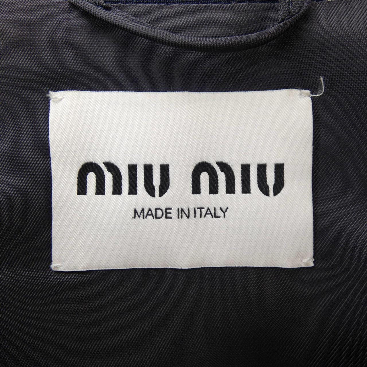ミュウミュウ MIU MIU モヘアブルゾンジャケット ML1041 SOOO 12I1 ジャケット