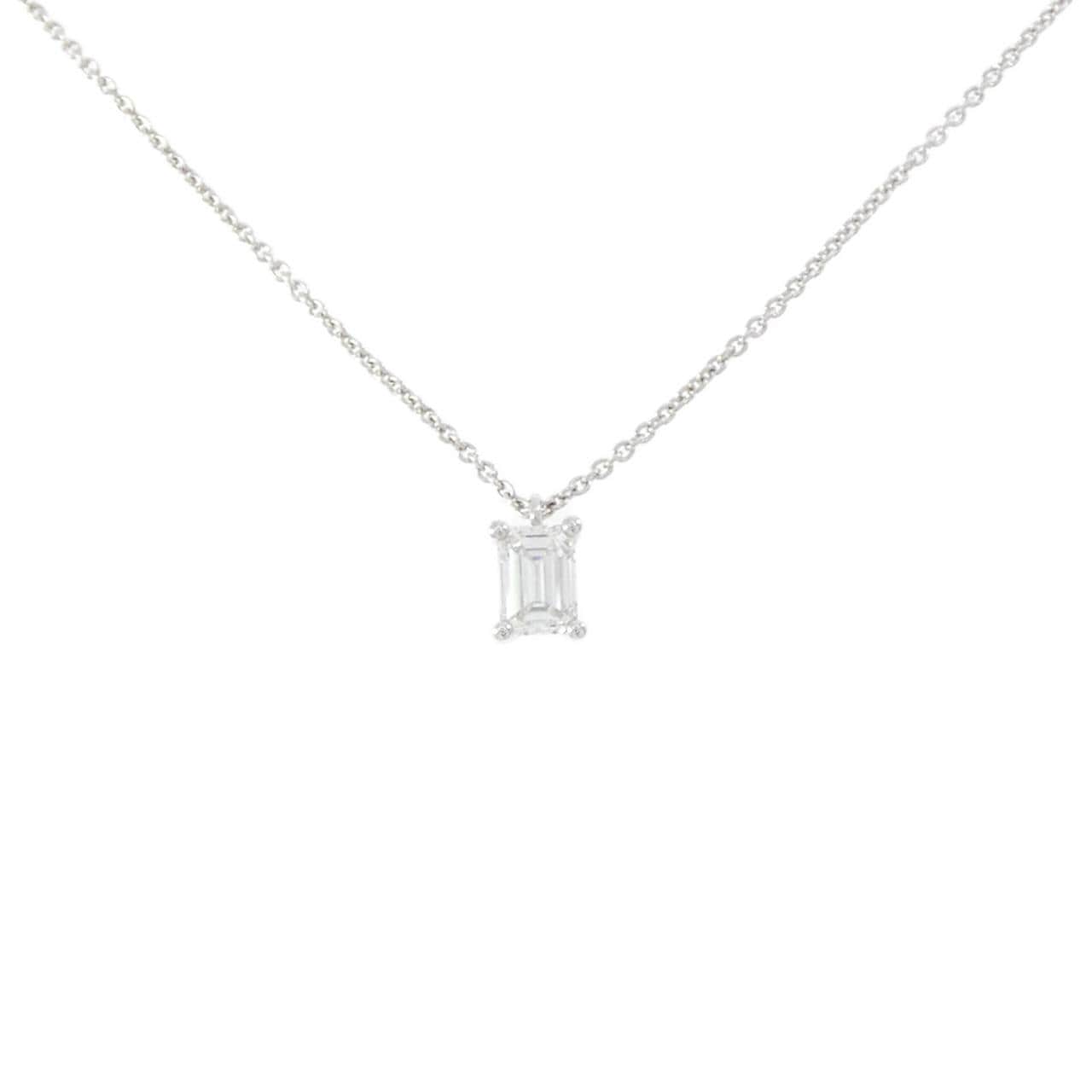 グラフ ダイヤモンド ネックレス 0.52CT G VVS1 エメラルドカット