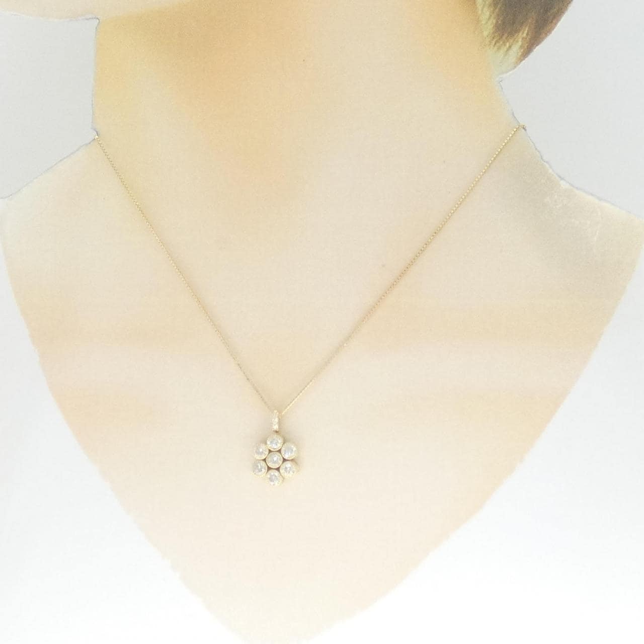 K18YG 2WAY ダイヤモンド ネックレス 1.00CT