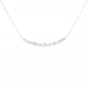 K18WG ダイヤモンド ネックレス 0.33CT