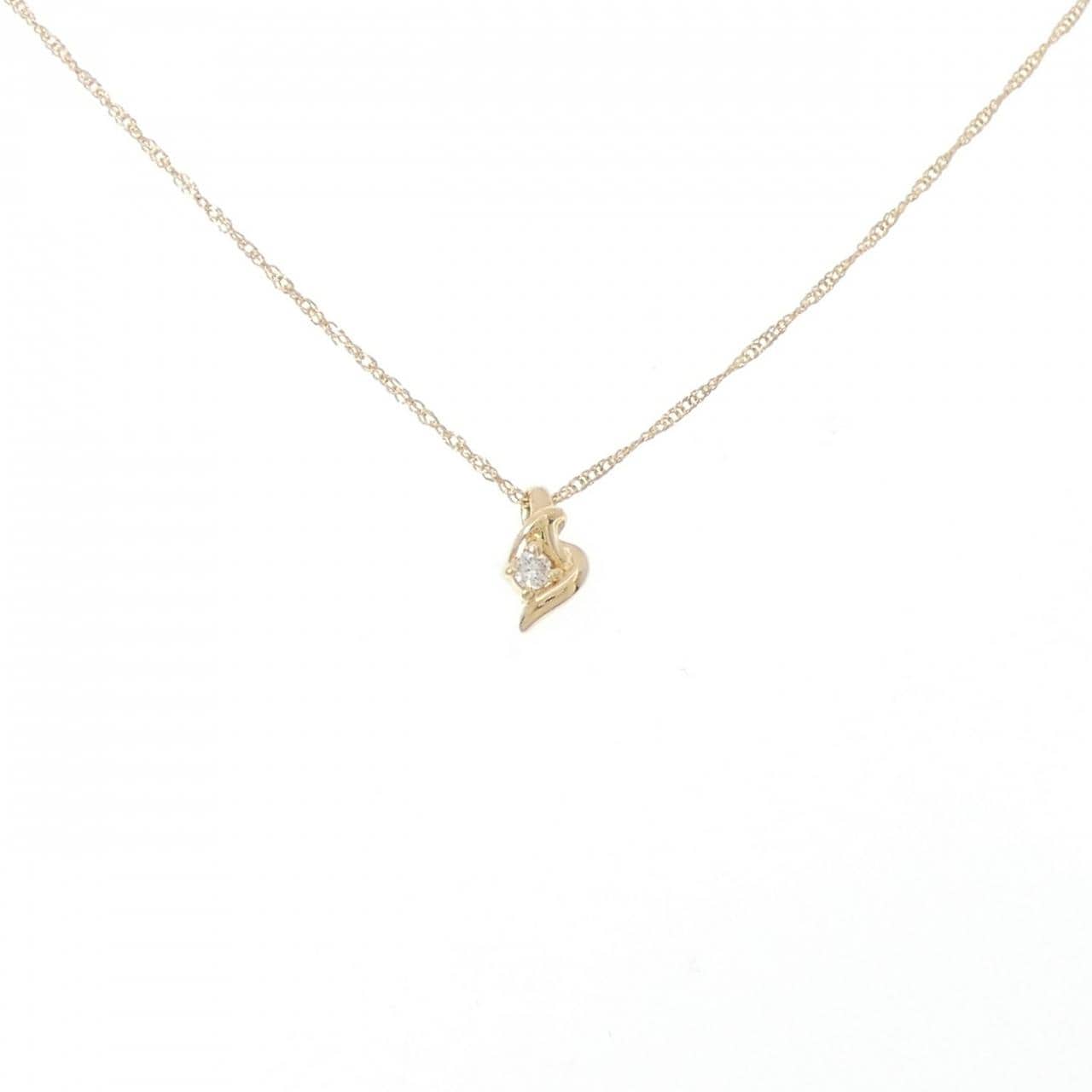 K18YG ダイヤモンド ネックレス 0.05CT