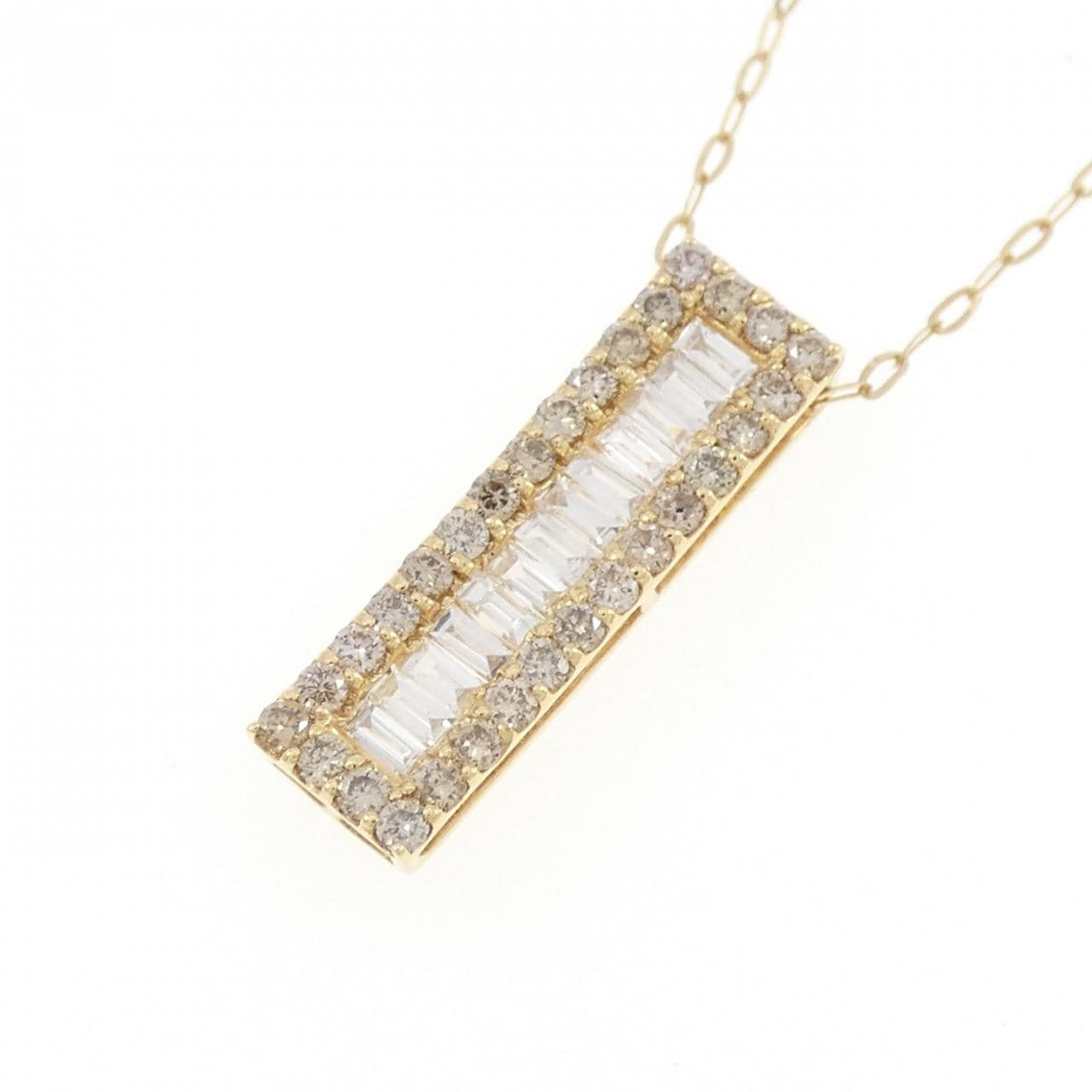 K18YG ダイヤモンド ネックレス 0.30CT