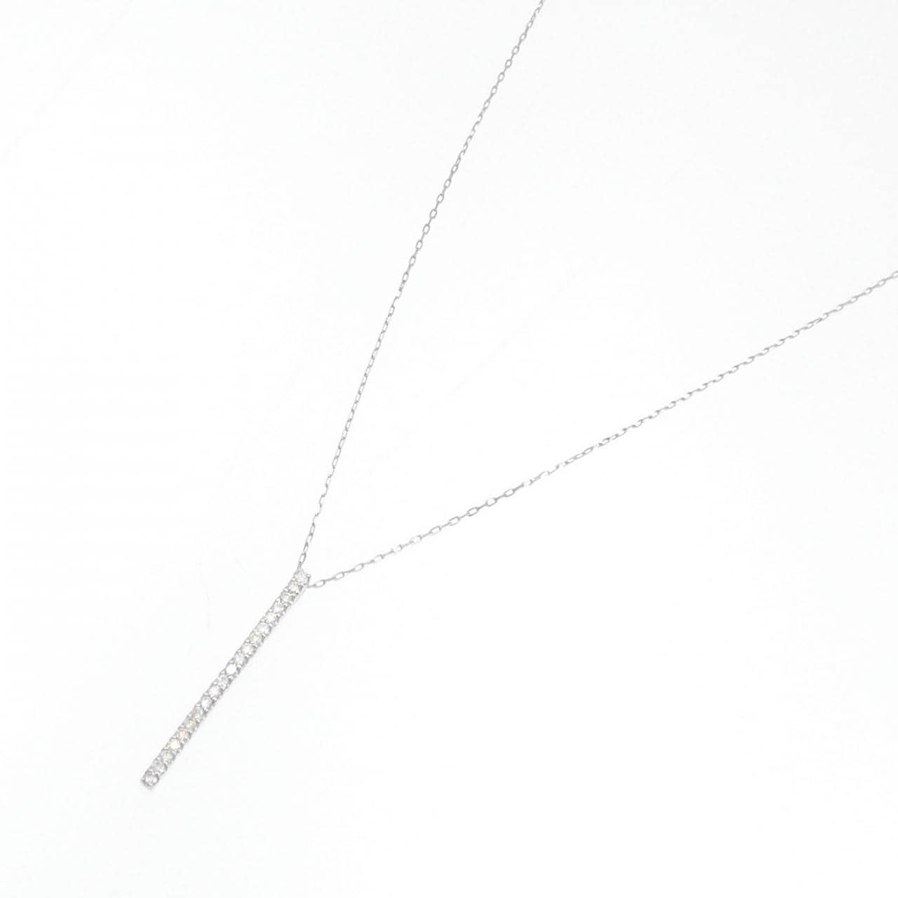 [BRAND NEW] PT Diamond Necklace 0.10CT