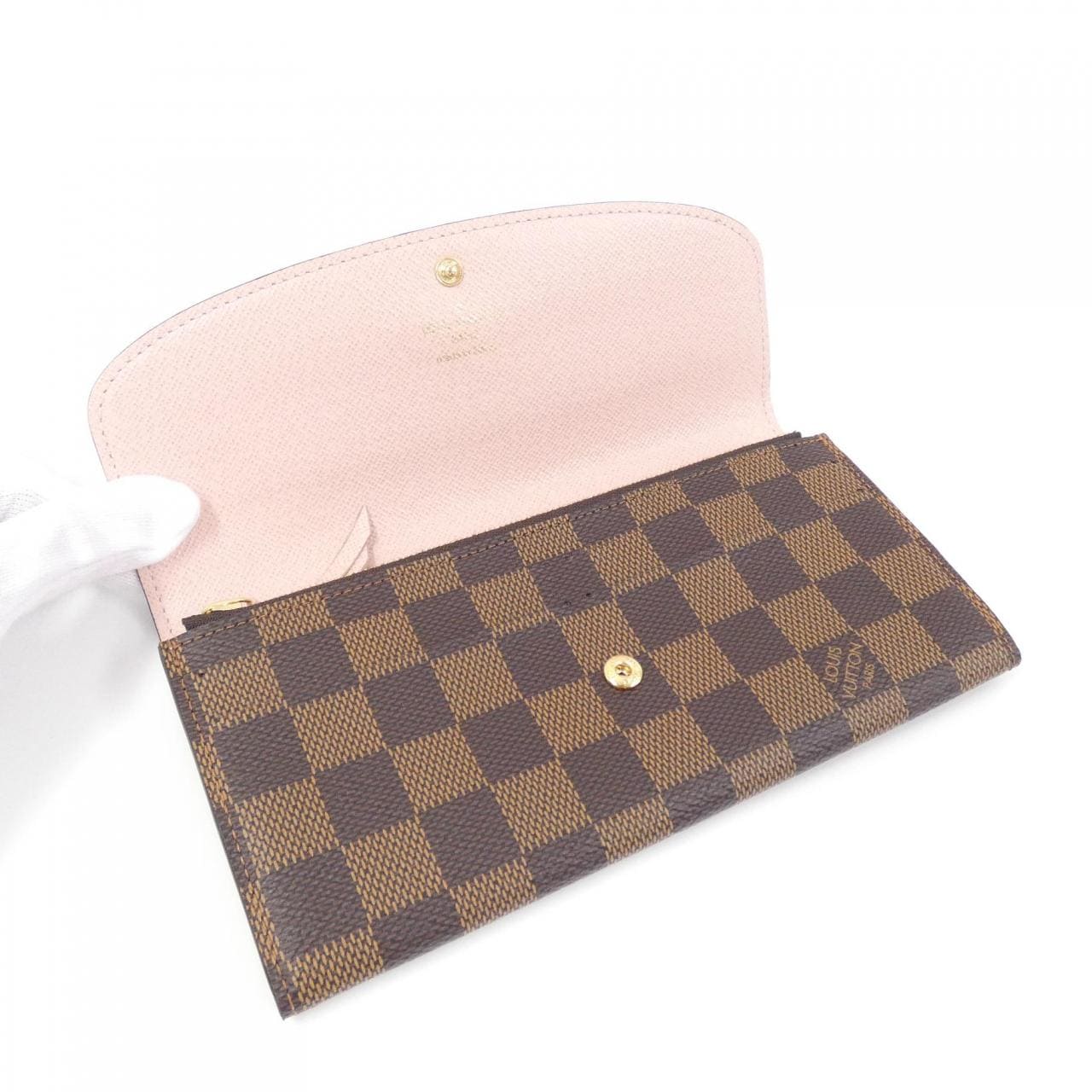 ルイヴィトン ダミエ ポルトフォイユ エミリー N60214 財布