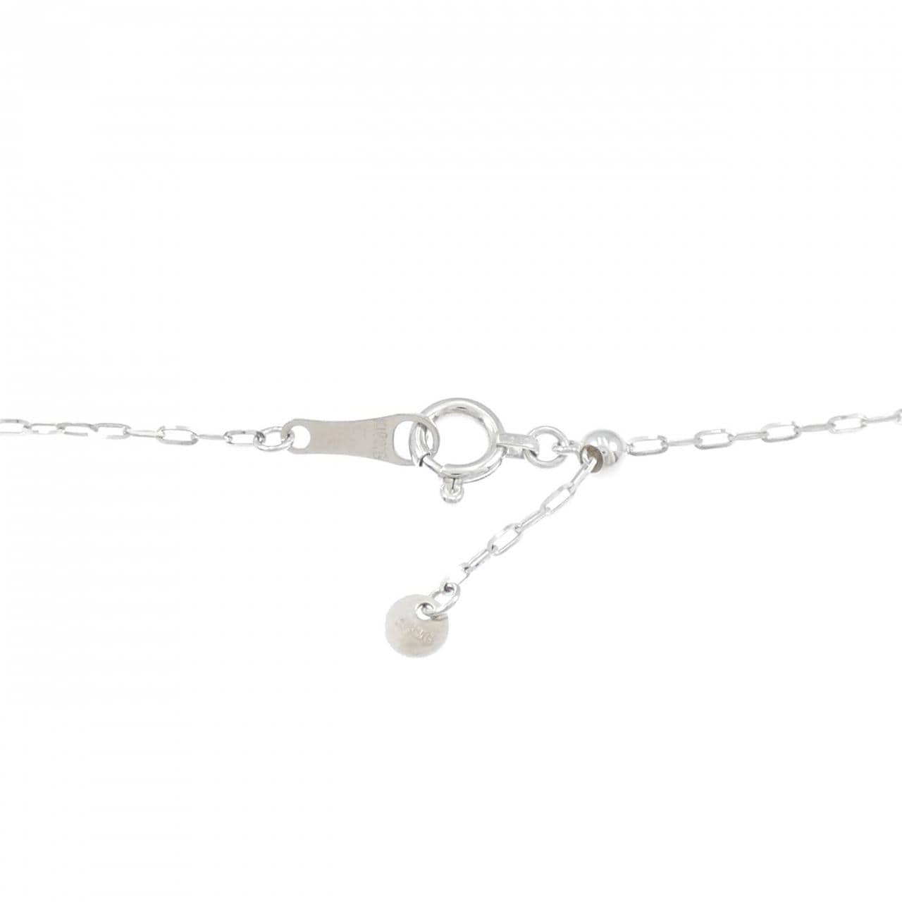 K18WG アップル ルビー ネックレス 0.37CT