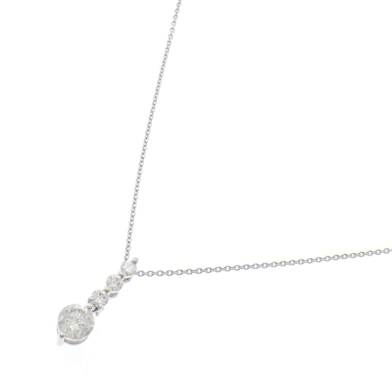 PT900/PT850 ダイヤモンド ネックレス 0.596CT