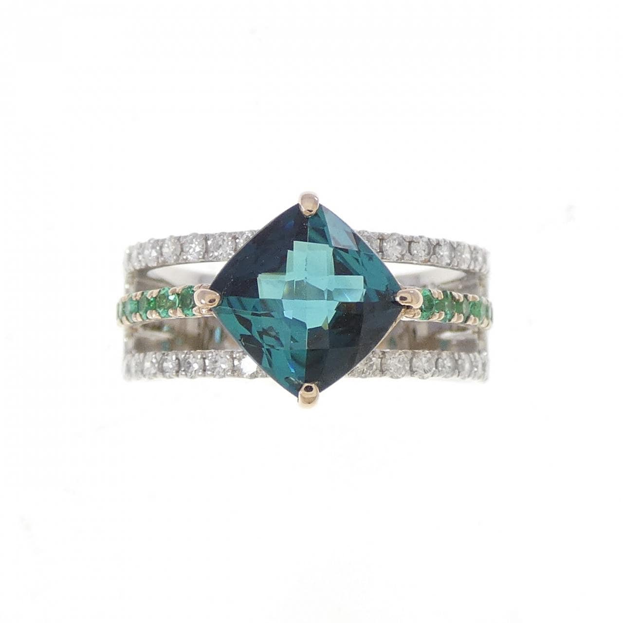 PT900/K18PG トルマリン リング 1.45CT