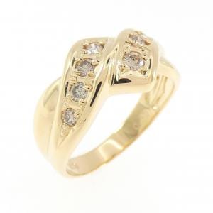 K18YG ダイヤモンド リング 0.30CT