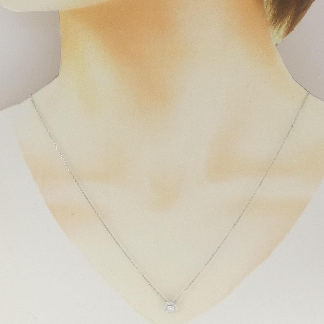 グラフ アイコン ネックレス 0.22CT E VS1