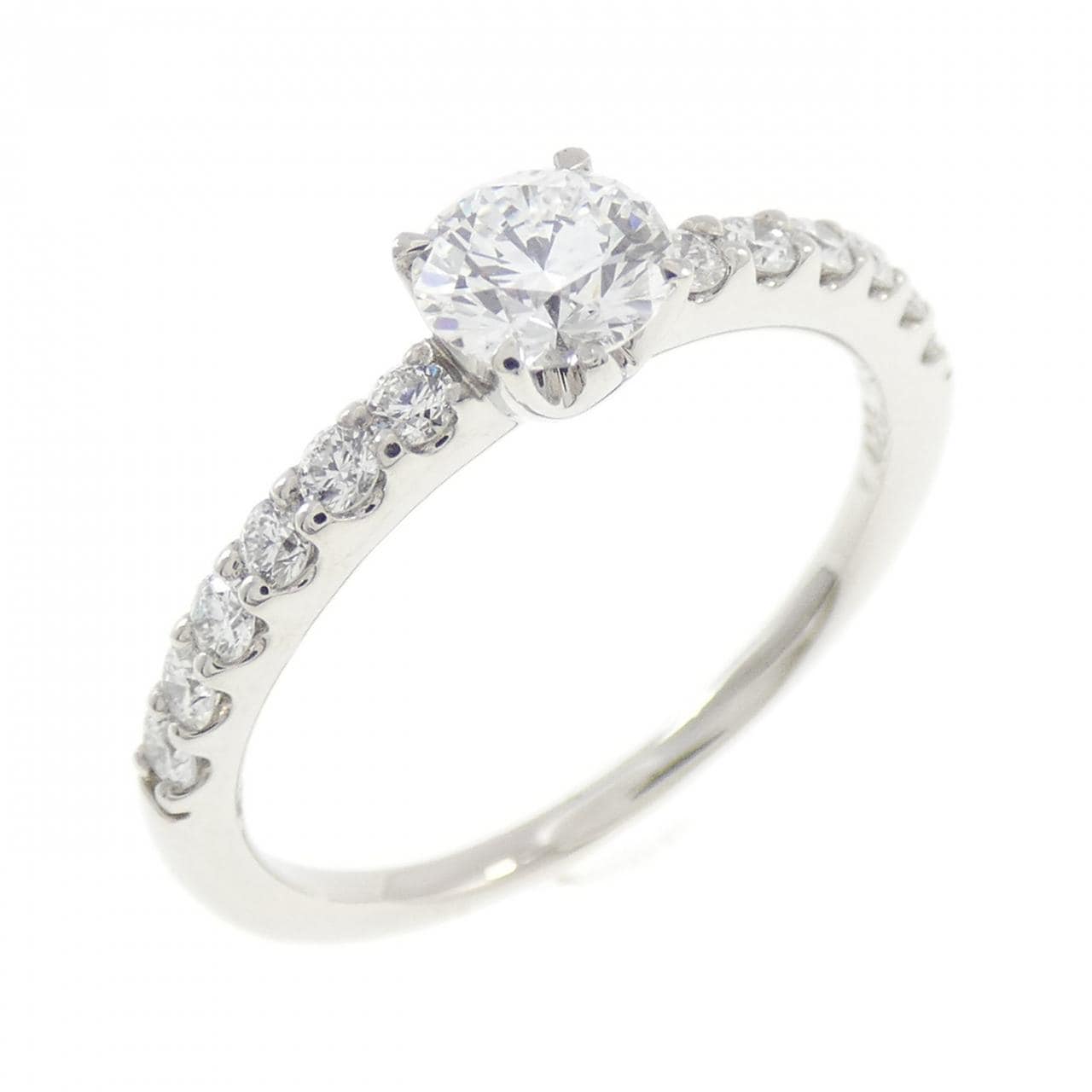 PT950 ダイヤモンド リング 0.428CT D VVS2 EXT