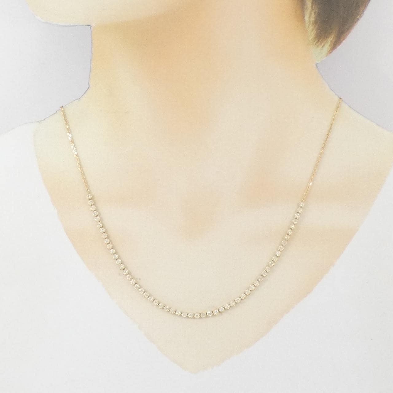 K18YG ダイヤモンド ネックレス 1.20CT