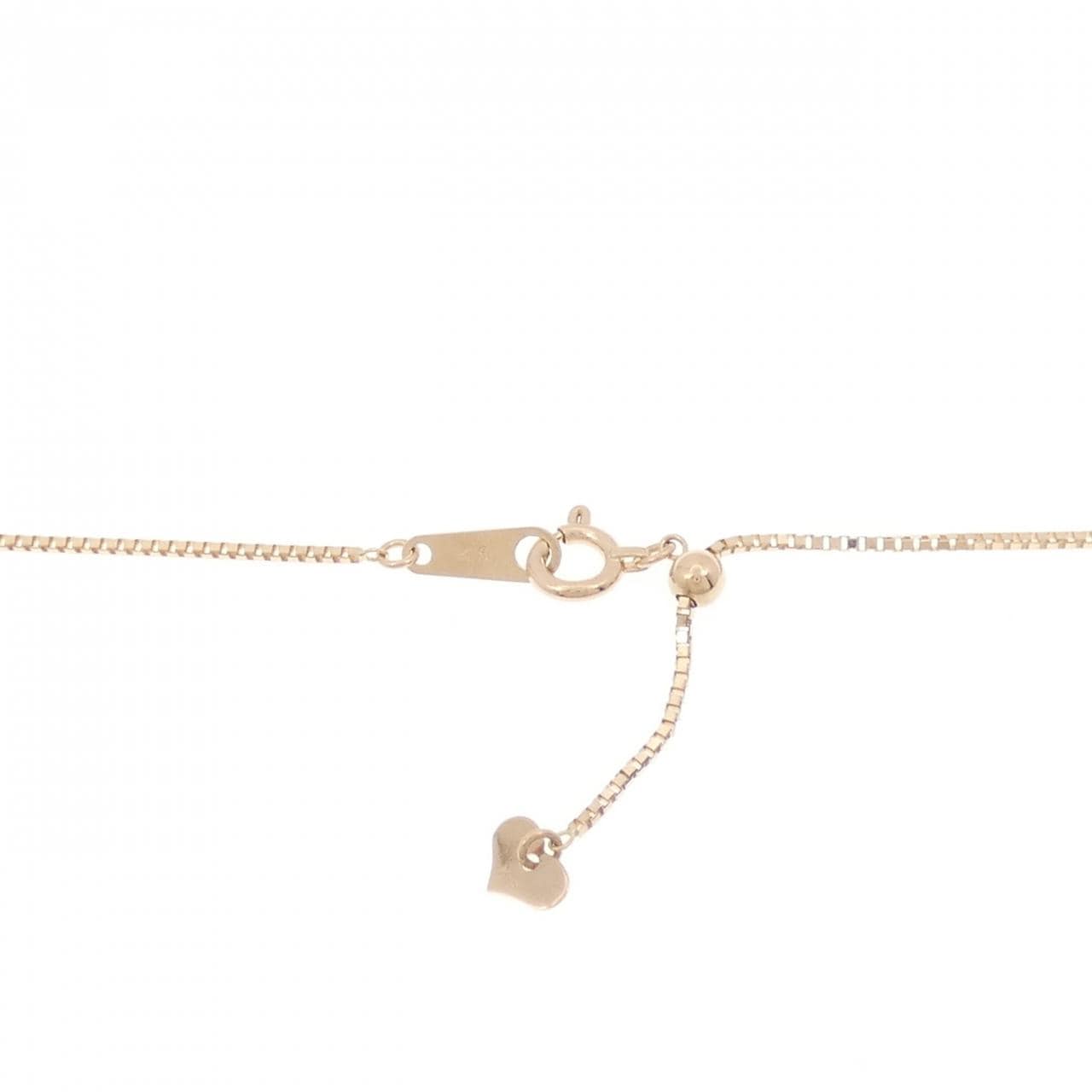 K18PG ダイヤモンド ネックレス 0.20CT