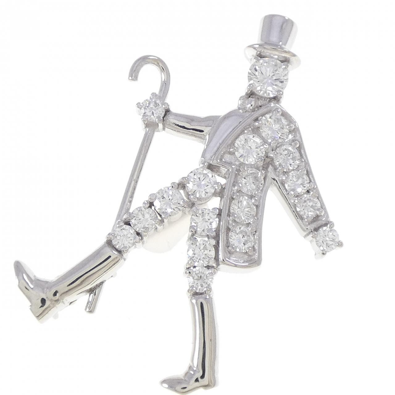 タサキ ダイヤモンド ブローチ 1.10CT