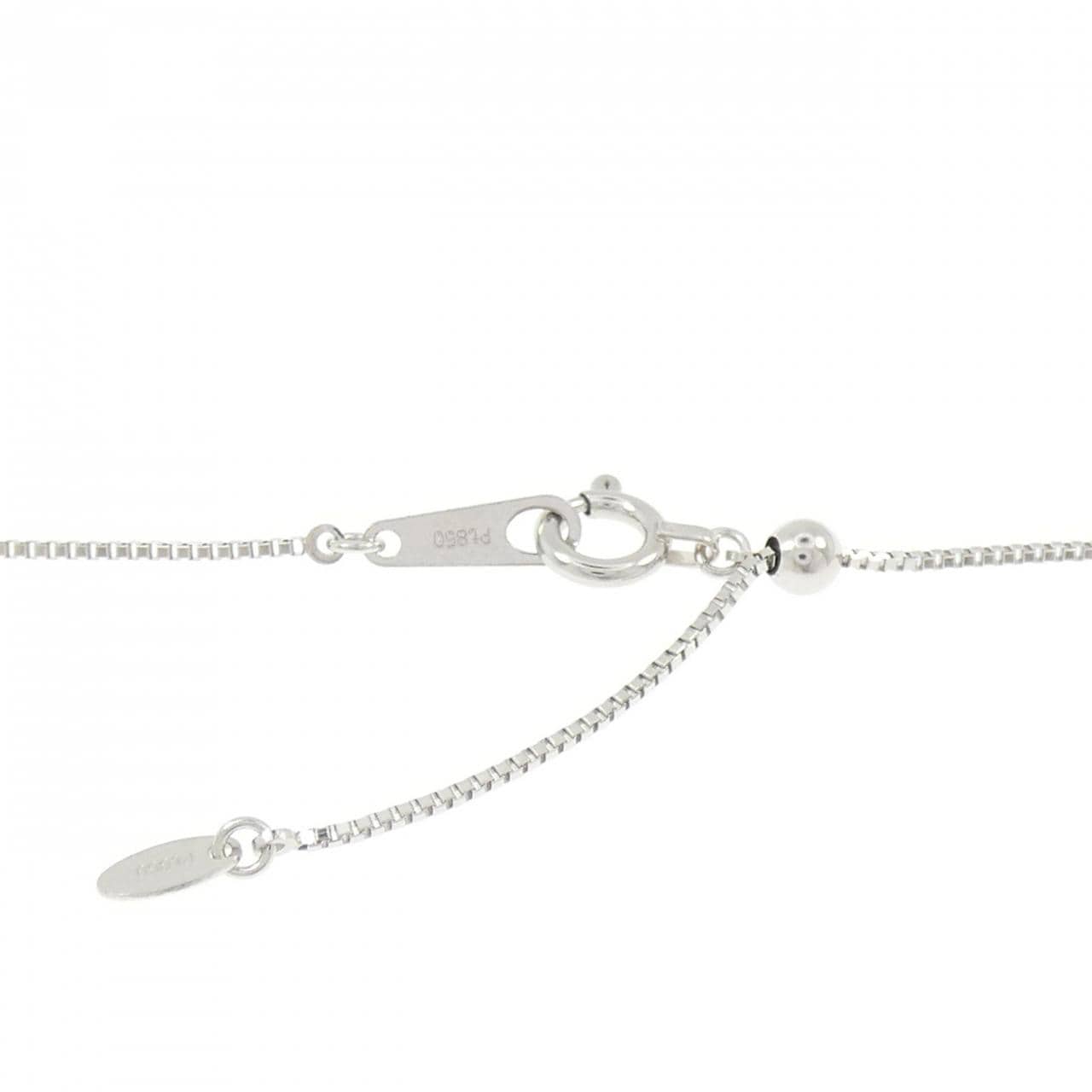 PT900/PT850 アレキサンドライト ネックレス 0.48CT