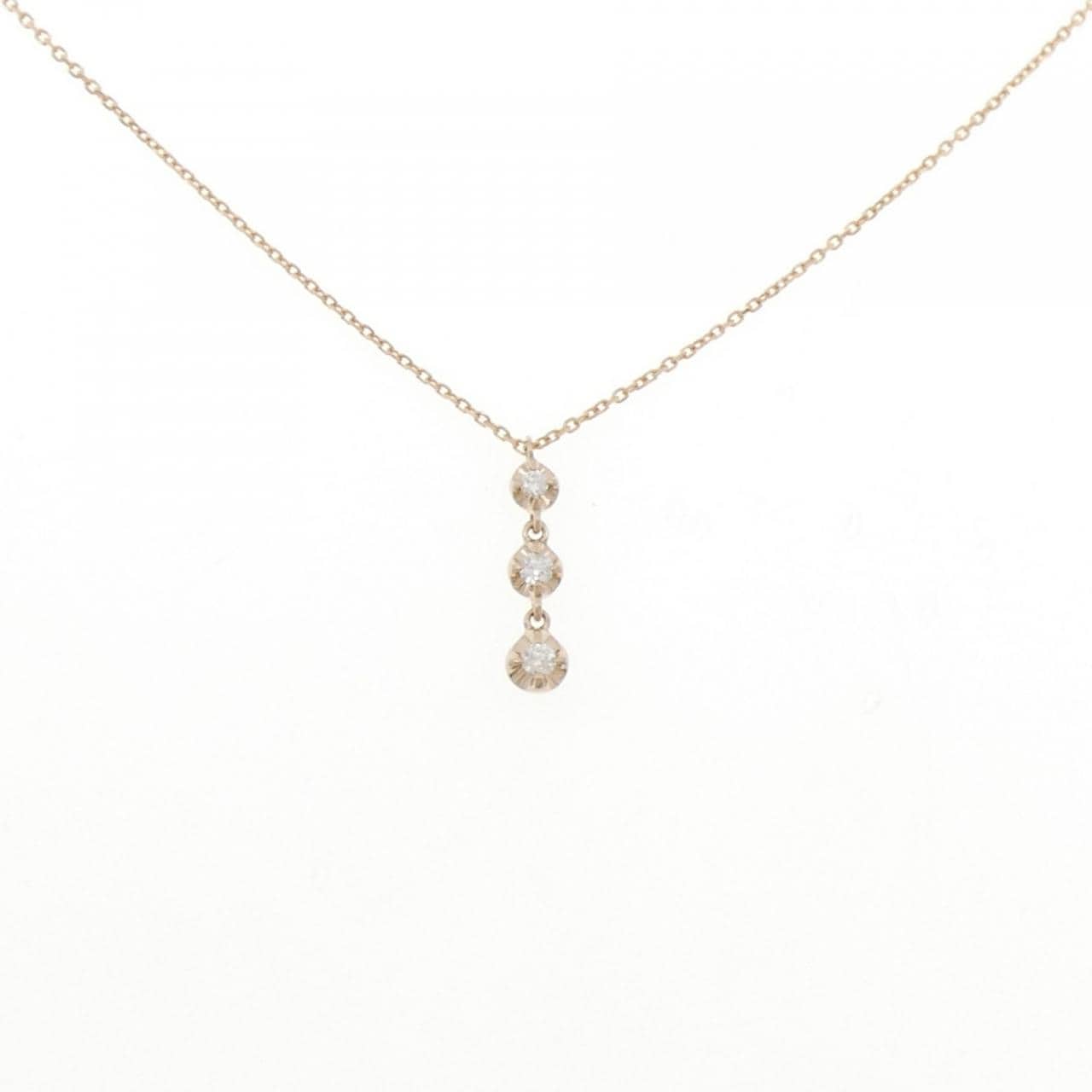 ヴァンドーム ダイヤモンド ネックレス 0.12CT