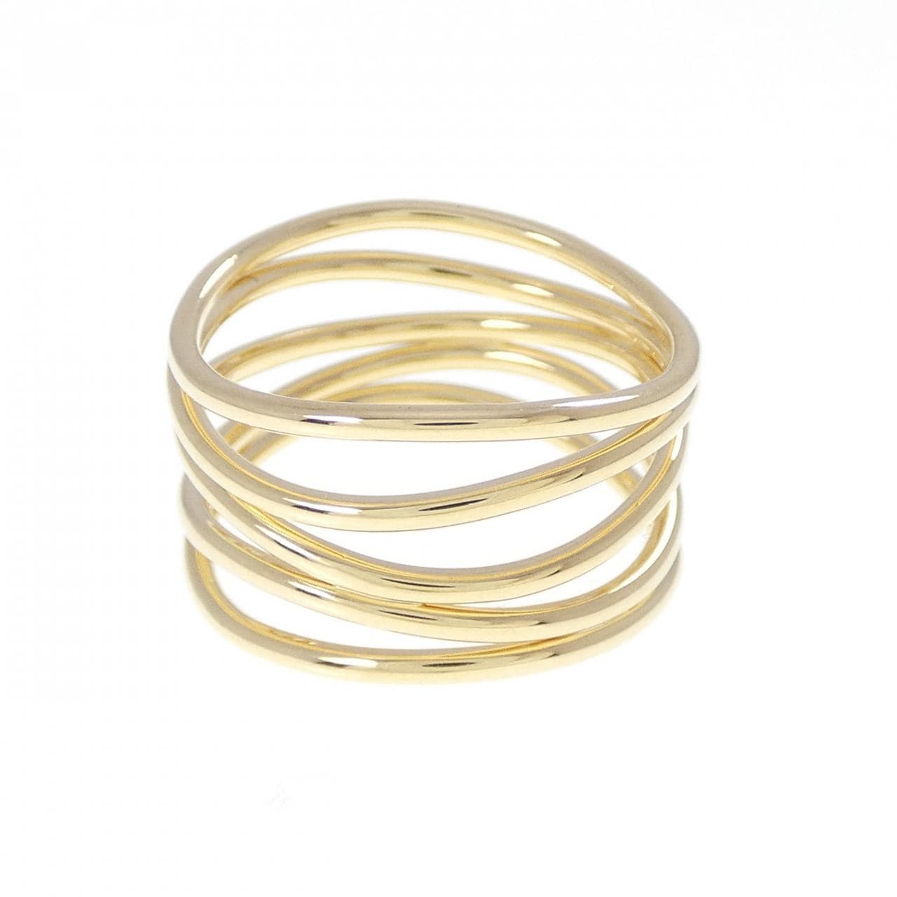 ティファニー ウェーブ5ロウ リング