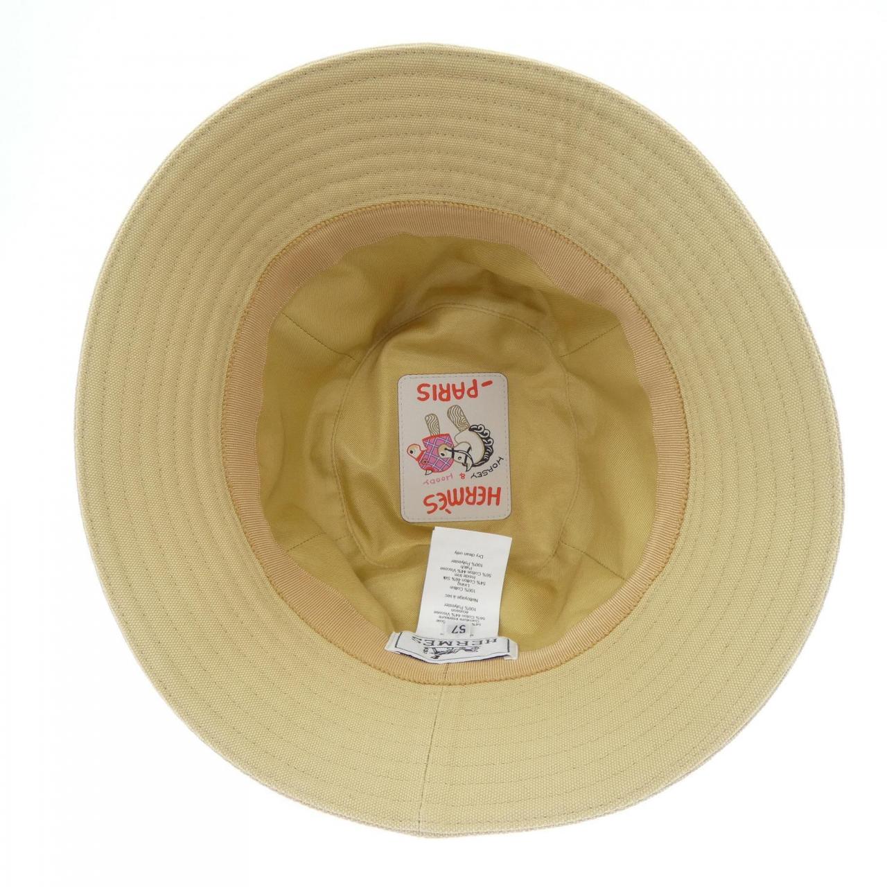 エルメス HERMES CALVI SEASHELL FUNNY ICE CREAM H241065N ハット