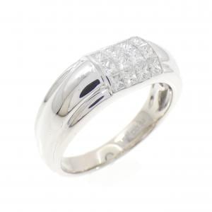 K18WG ダイヤモンド リング 0.64CT