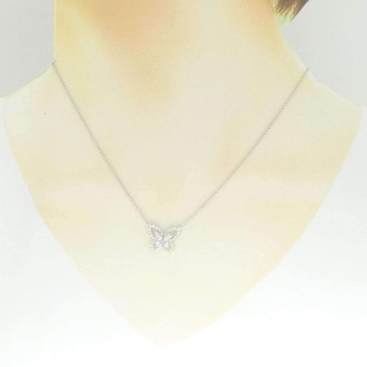 Graff Butterfly Silhouette Mini Necklace