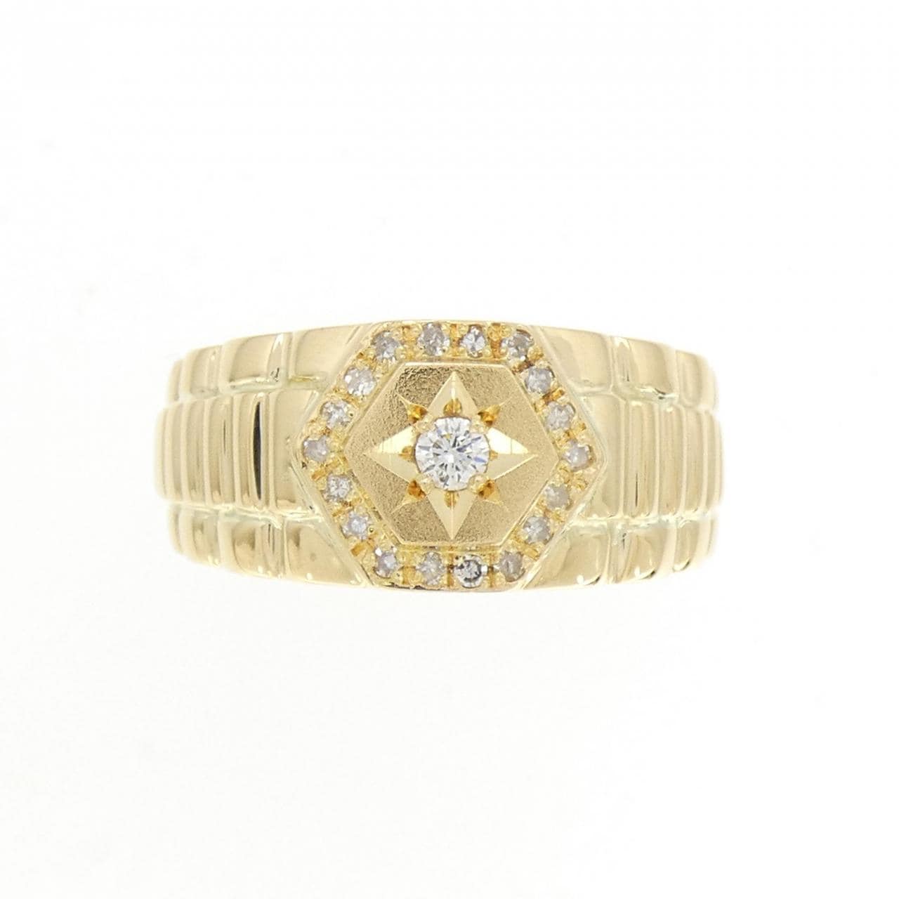 K18YG ダイヤモンド リング 0.20CT