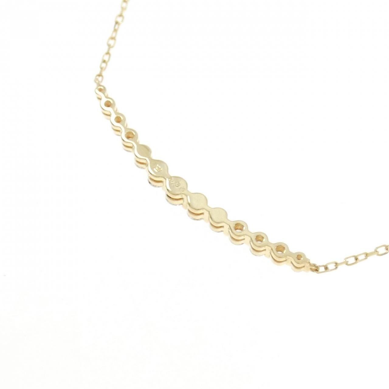 K18YG ダイヤモンド ネックレス 0.30CT