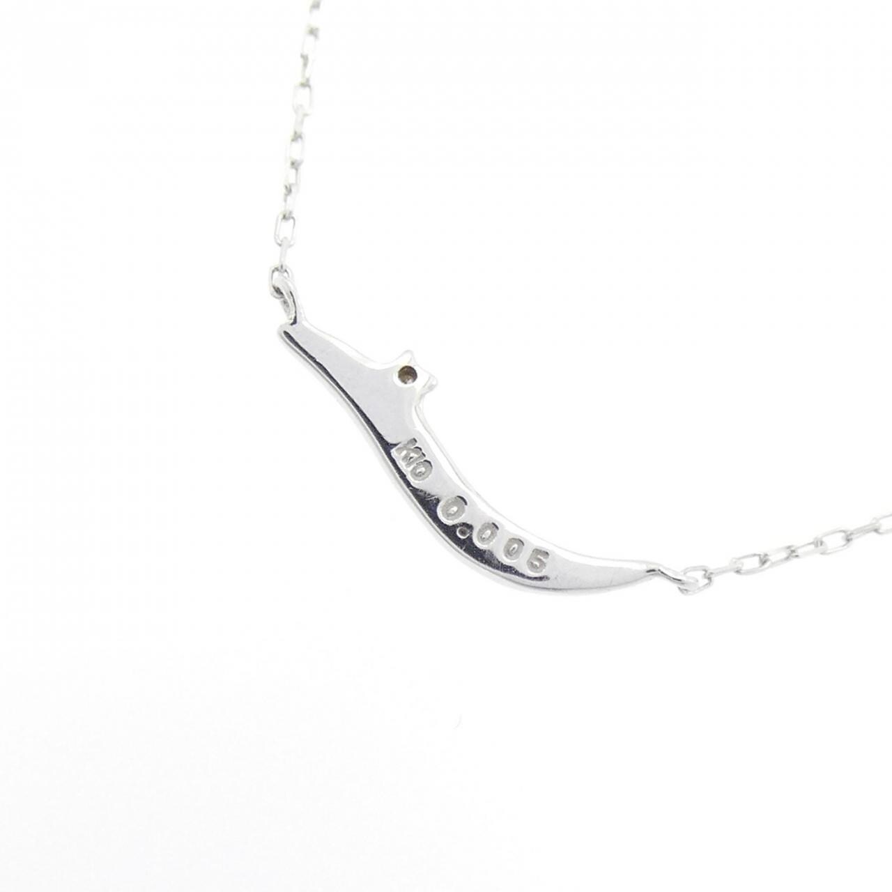 K10WG ダイヤモンド ネックレス 0.005CT