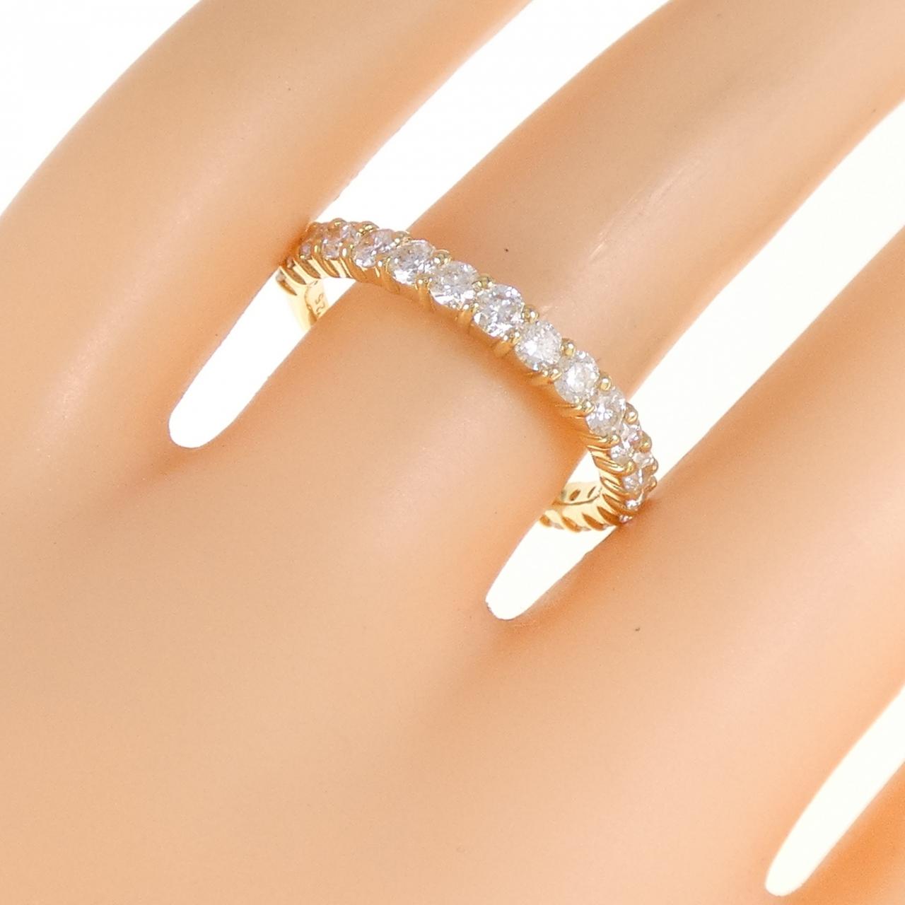 K18YG ダイヤモンド リング 1.125CT