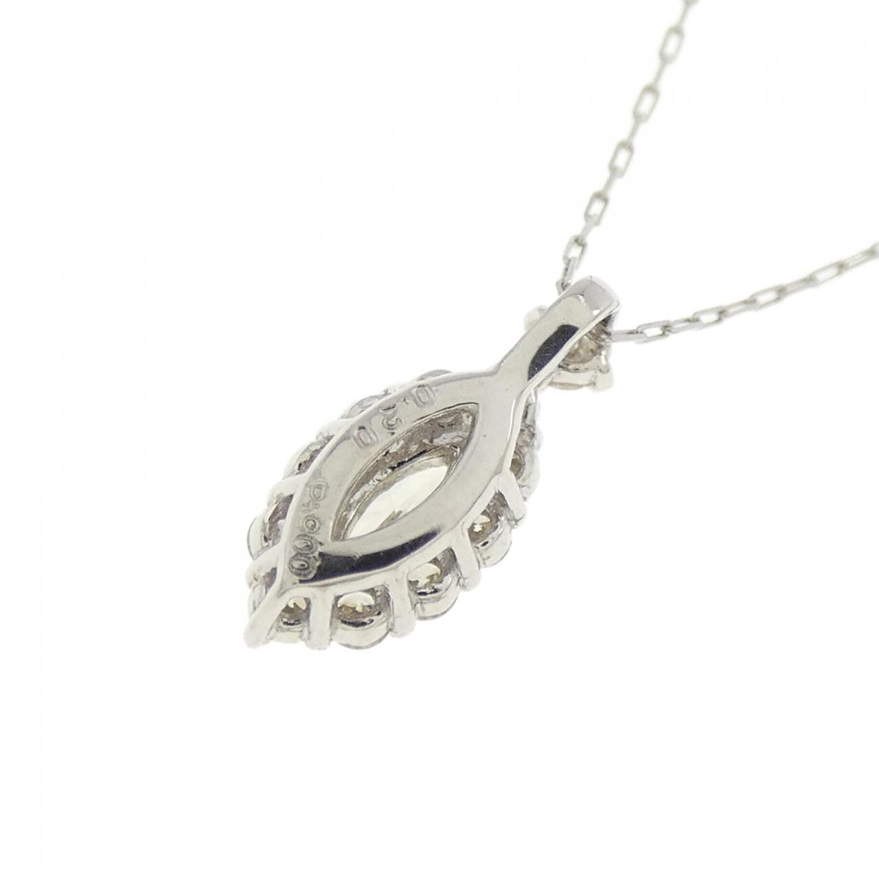 【新品】PT900/PT850 ダイヤモンド ネックレス 0.20CT