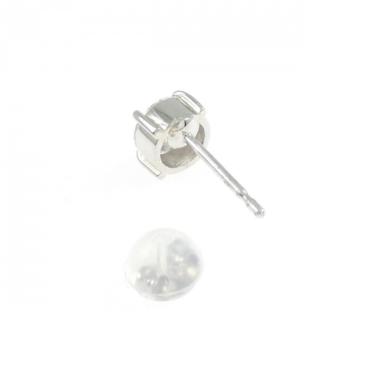 PT900 ダイヤモンド ピアス 0.568CT E SI2 VG 片耳