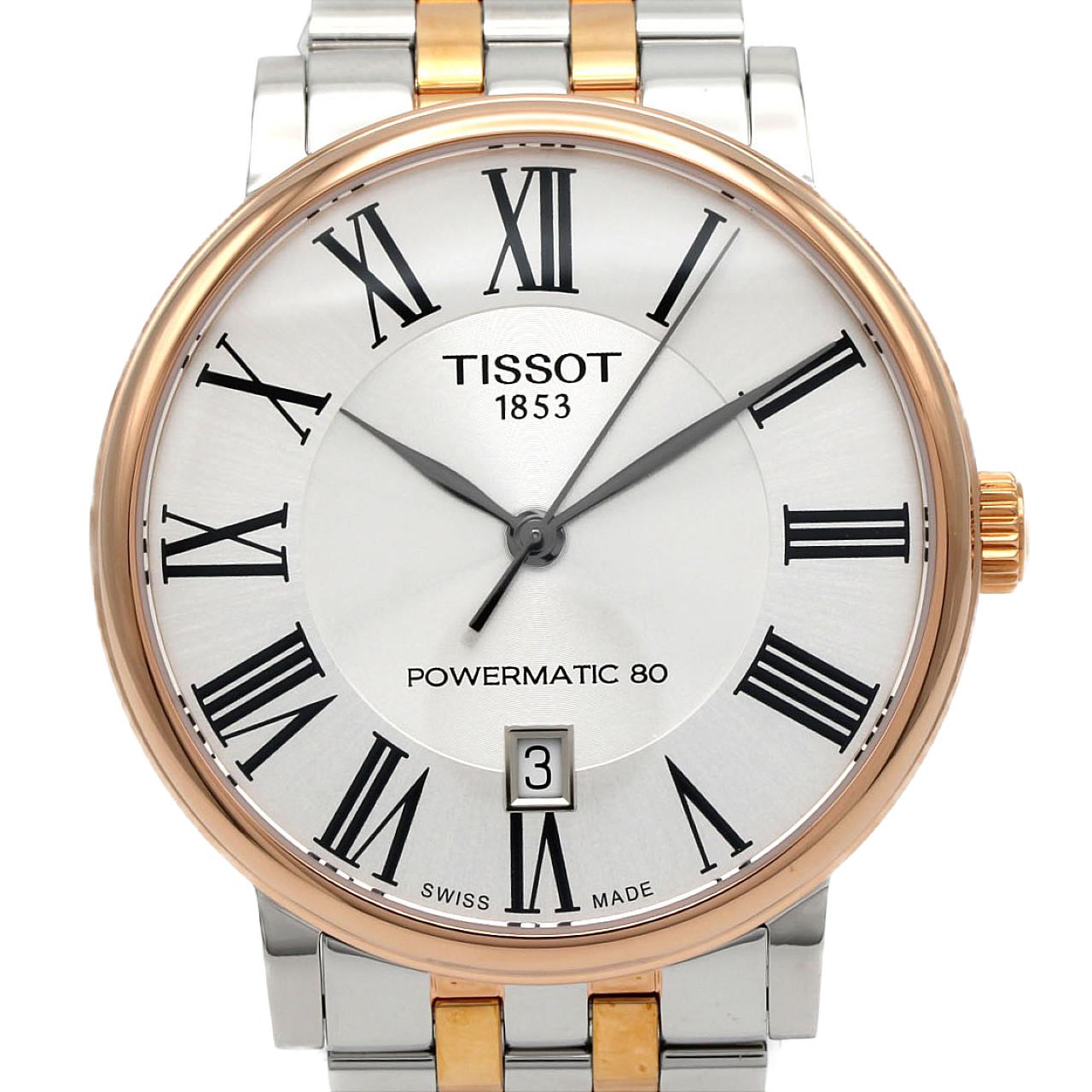 【新品】ティソ カーソン プレミアムパワーマティック80 T122.407.22.033.00 SSxGP 自動巻