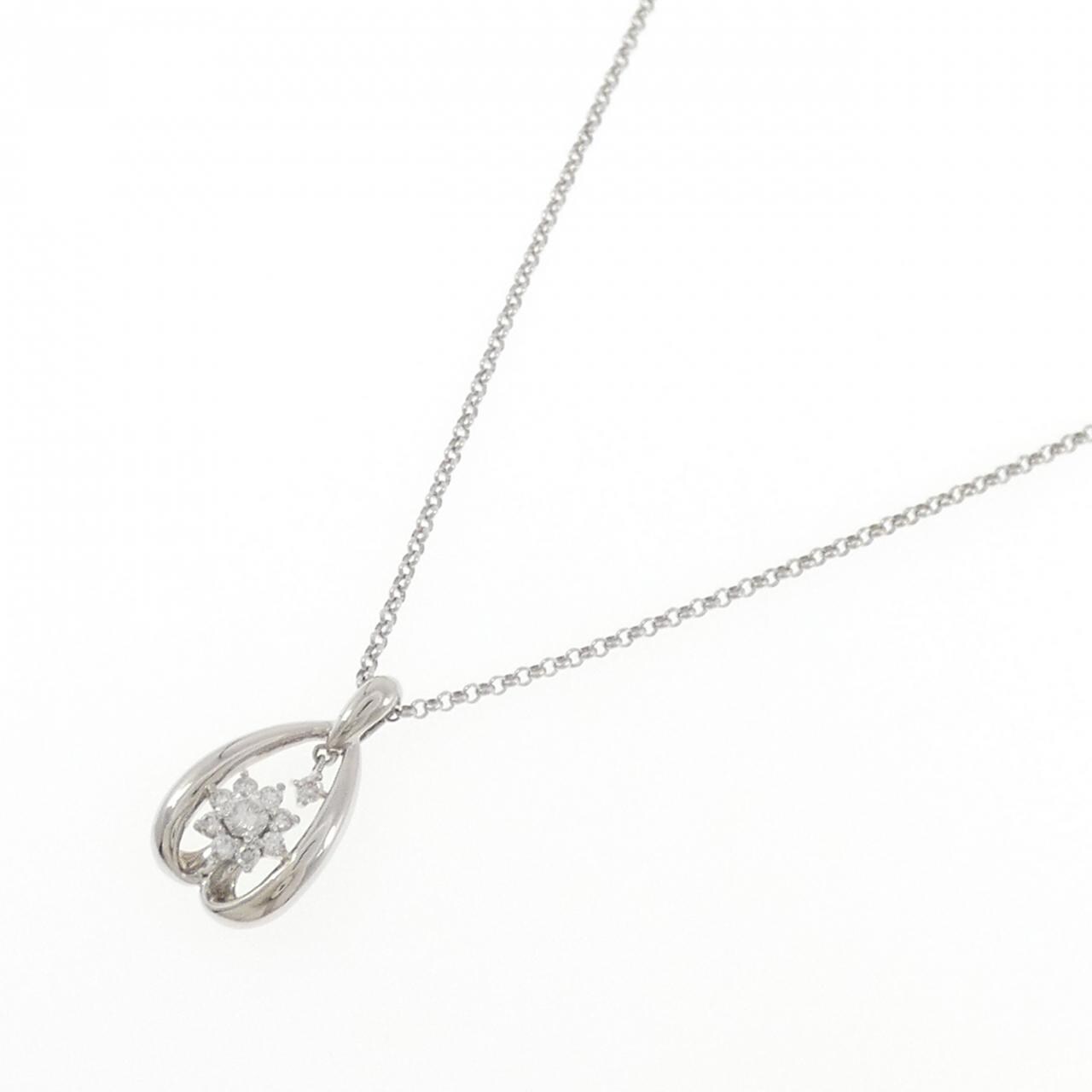 PT900/PT850 ダイヤモンド ネックレス 0.33CT