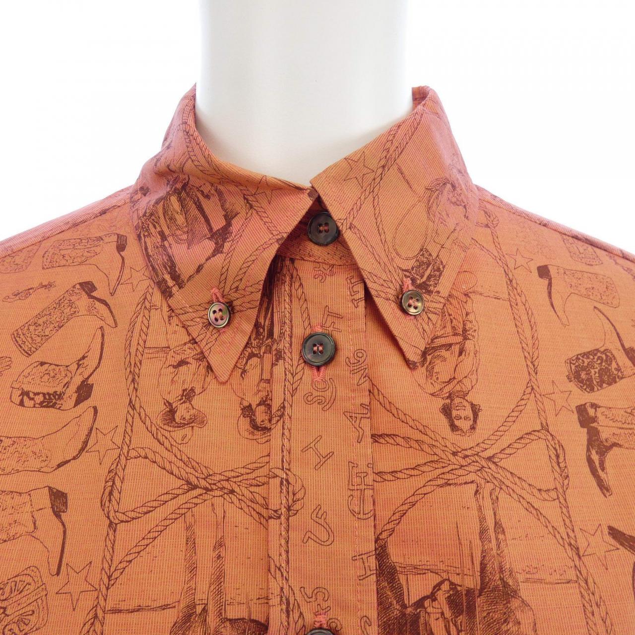 【ヴィンテージ】エルメス HERMES RODEO DES COWCIRLS シャツ