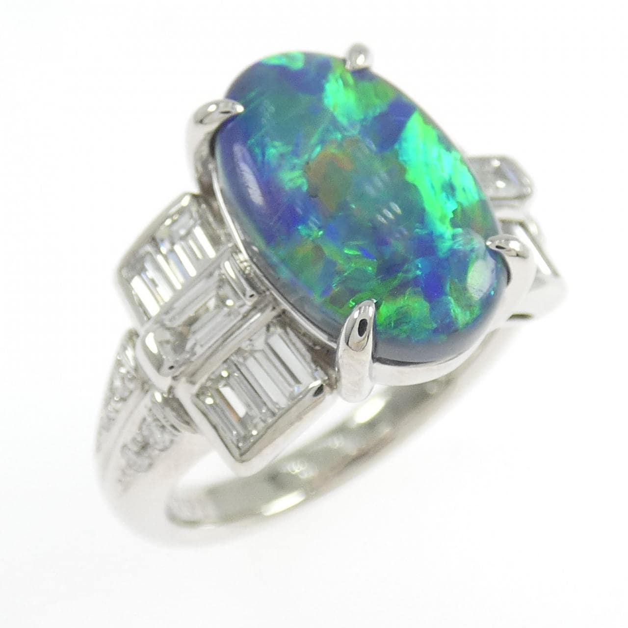 PT900 ブラックオパール リング 2.85CT