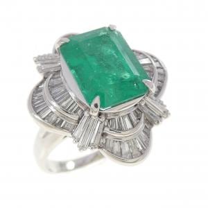 PT900 エメラルド リング 4.39CT